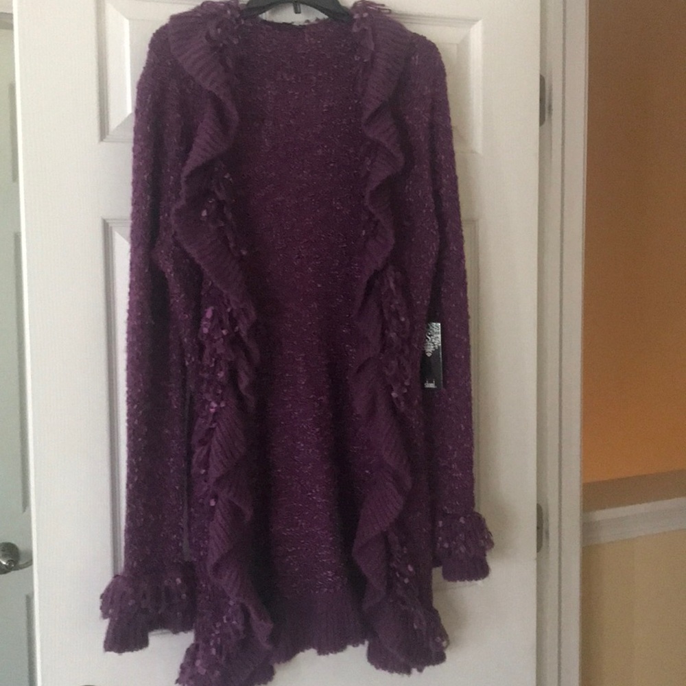Eggplant new with tags long sleeve